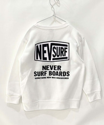 NEV（ネブ）の「キッズ NEVSURF 裏起毛 オーバーサイズ トレーナー（スウェット）」