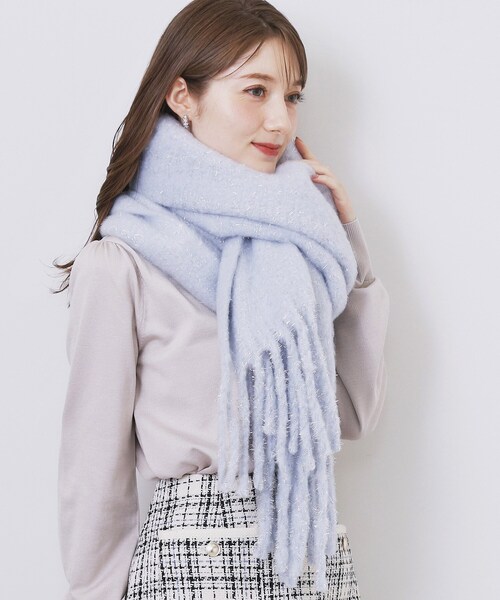 大判ラメストール【洗える】（ストール/ショール）｜index