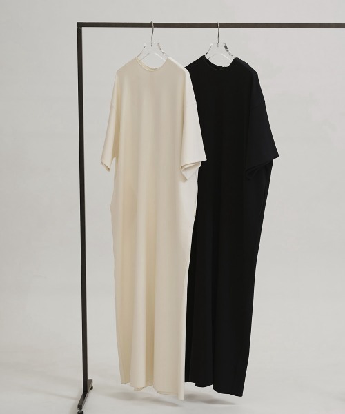 TODAYFUL（トゥデイフル）の「Halfsleeve Easy Dress（ワンピース・レディース・キナリ/ブラック・36inch/38inch）」の10枚目の写真