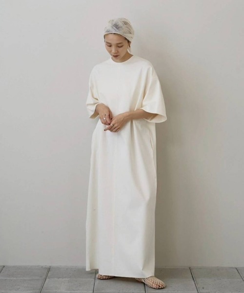 TODAYFUL(トゥデイフル)の「Halfsleeve Easy Dress(ワンピース・レディース・キナリ/ブラック・36inch/38inch)」の18枚目の写真