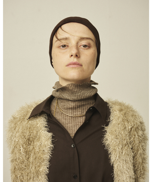 Rouge vif（ルージュヴィフ）の「フェザーニットジレベスト（ベスト・レディース・アイボリー/ベージュ・フリー）」の3枚目の写真