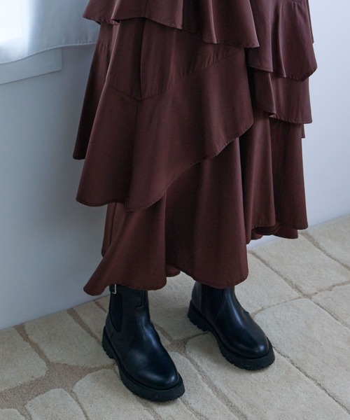 archives(アルシーヴ)の「サイドゴアブーツ(ブーツ・レディース・ブラック/ブラウン・MEDIUM/LARGE)」の6枚目の写真