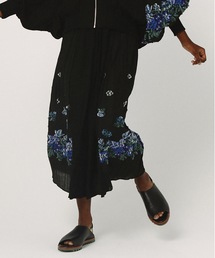 BEDSIDEDRAMA（ベットサイドドラマ）の「Mosaic Garden Lace-Up Skirt（スカート）」