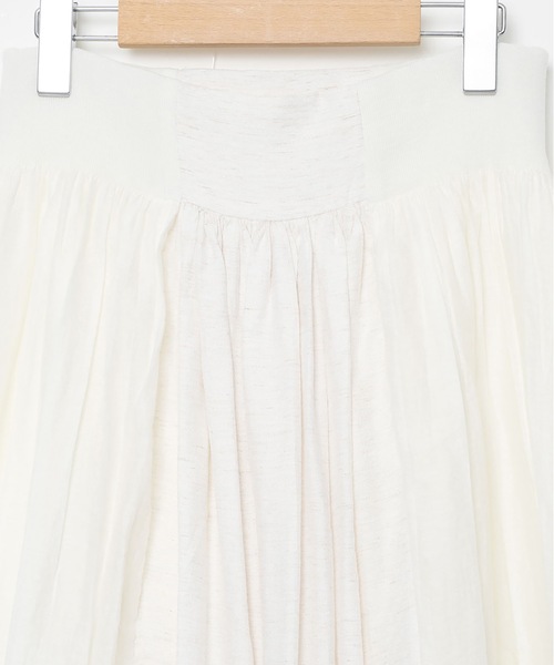 bedsidedrama（ベットサイドドラマ）の「Mosaic Garden Lace-Up Skirt（スカート・レディース・ホワイト/ブラック・1）」の13枚目の写真