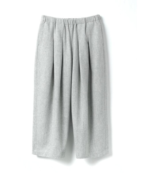 mizuiroind(ミズイロインド)の「mizuiro ind タックワイドパンツ(その他パンツ・レディース・ネイビー/ライトグレー/グレー/ブラック・FREE)」の2枚目の写真