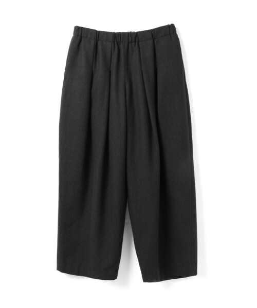 mizuiroind(ミズイロインド)の「mizuiro ind タックワイドパンツ(その他パンツ・レディース・ネイビー/ライトグレー/グレー/ブラック・FREE)」の1枚目の写真