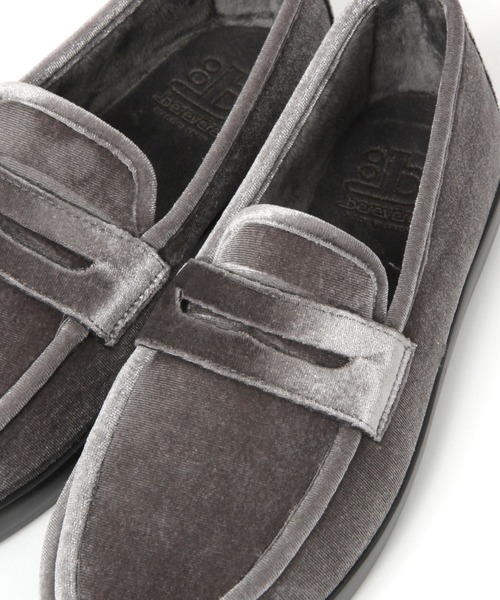 studio CLIP（スタディオクリップ）の「【daily CLIP】berevere ベロアコインローファー（ローファー・レディース・イエロー/グレー・MEDIUM/LARGE）」の8枚目の写真