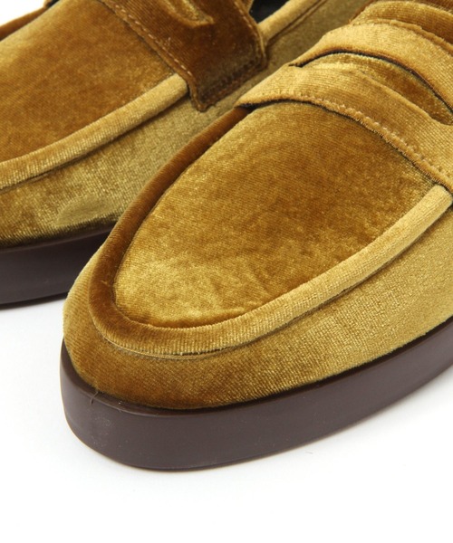 studio CLIP（スタディオクリップ）の「【daily CLIP】berevere ベロアコインローファー（ローファー・レディース・イエロー/グレー・MEDIUM/LARGE）」の12枚目の写真