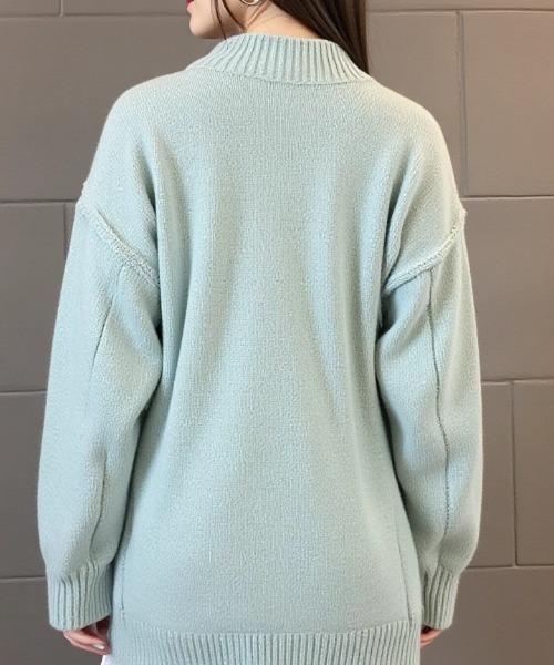 cammie(キャミー)の「ケーブルニットカーディガン(カーディガン/ボレロ・レディース・ミント/イエロー/アイボリー・F)」の12枚目の写真