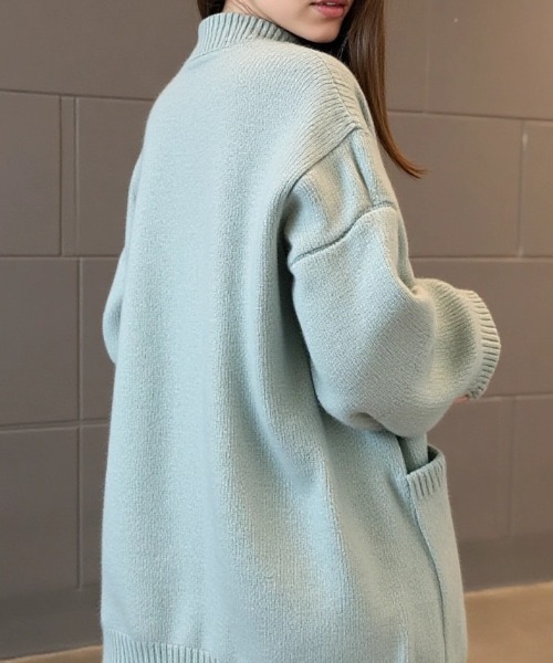cammie(キャミー)の「ケーブルニットカーディガン(カーディガン/ボレロ・レディース・ミント/イエロー/アイボリー・F)」の10枚目の写真