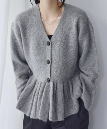 ペプラム」に該当するカーディガン/ボレロ（グレー/灰色系