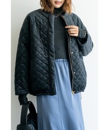 M.deux（エムドゥ）の「リバーシブルベロアキルティングコート（その他アウター）」