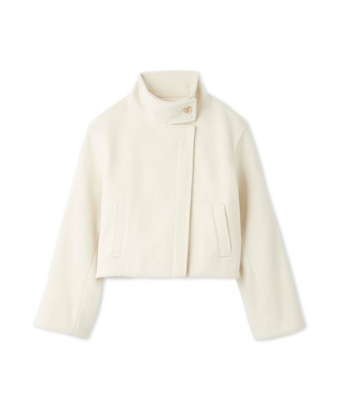 LILY BROWN（リリーブラウン）の「袖ファー2wayコート（ノーカラーコート・レディース・ブラック/ミント/アイボリー・F）」の11枚目の写真