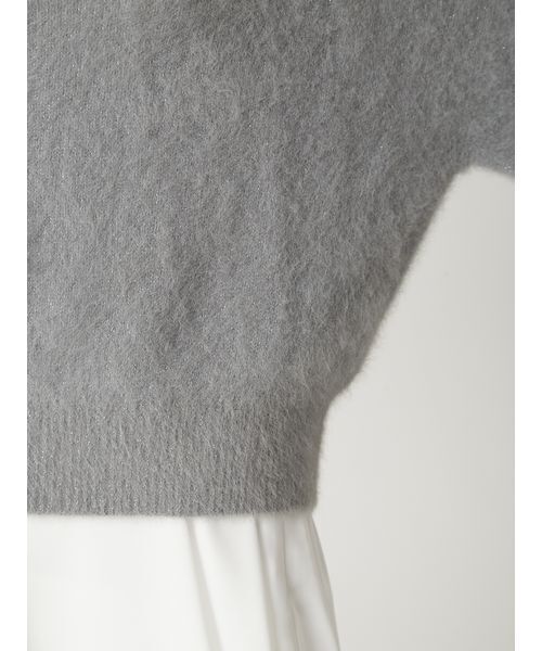 FRAY I.D（フレイアイディー）の「フォックスカシミアオフショルニットトップス（ニット/セーター・レディース・ボルドー/ピンク/アイボリー/グレー・F）」の11枚目の写真