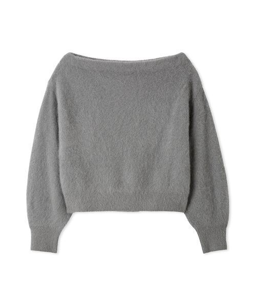 FRAY I.D（フレイアイディー）の「フォックスカシミアオフショルニットトップス（ニット/セーター・レディース・ボルドー/ピンク/アイボリー/グレー・F）」の16枚目の写真