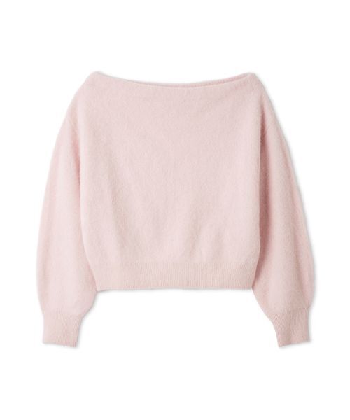 FRAY I.D（フレイアイディー）の「フォックスカシミアオフショルニットトップス（ニット/セーター・レディース・ボルドー/ピンク/アイボリー/グレー・F）」の17枚目の写真