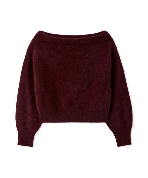 フォックスカシミアオフショルニットトップス（ニット/セーター