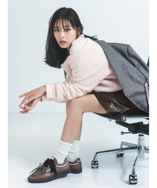 お値下げ　FRAY I.D オフショルダー ニット トップス セール】フォックスカシミアオフショルニットトップス（ニット