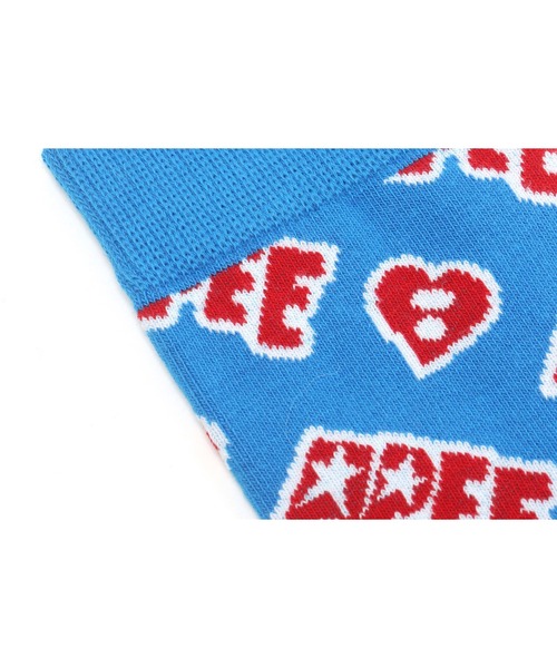 A BATHING APE(アベイシングエイプ)の「JACQUARD GRAPHIC SOCKS #1(ソックス/靴下・レディース・ブルー/ピンク/ブラック・FREE)」の8枚目の写真