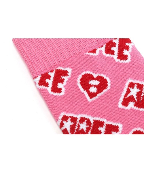A BATHING APE(アベイシングエイプ)の「JACQUARD GRAPHIC SOCKS #1(ソックス/靴下・レディース・ブルー/ピンク/ブラック・FREE)」の9枚目の写真