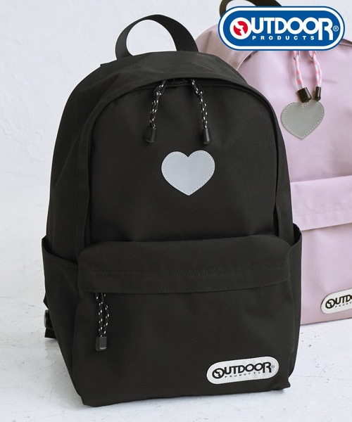 OUTDOOR PRODUCTS（アウトドアプロダクツ）の「【KIDS/キッズ】【OUTDOOR PRODUCTS別注】リフレクター付リュック 16L（バックパック/リュック・キッズ・ラベンダー/サックスブルー/ブラック・FREE）」の5枚目の写真