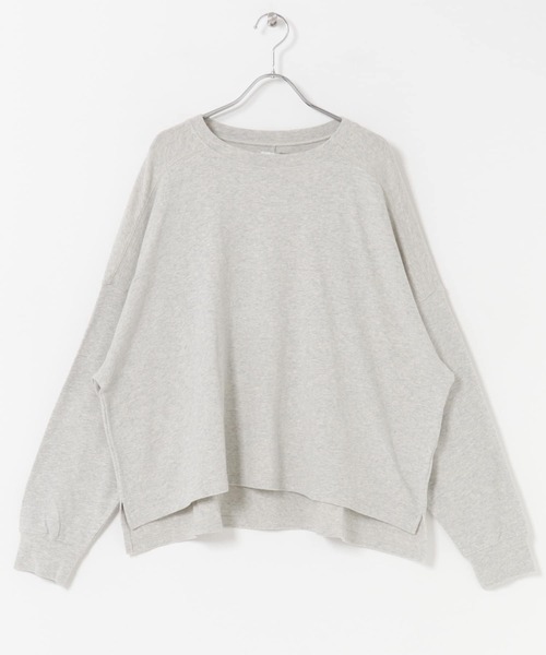 URBAN RESEARCH DOORS(アーバンリサーチドアーズ)の「ネルベア天竺ワイドプルオーバー(Tシャツ/カットソー・レディース・ピンク/ブラウン/グレー・MEDIUM)」の11枚目の写真