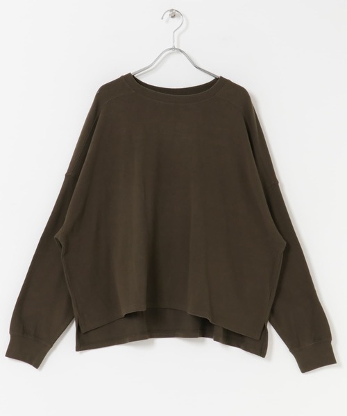 URBAN RESEARCH DOORS(アーバンリサーチドアーズ)の「ネルベア天竺ワイドプルオーバー(Tシャツ/カットソー・レディース・ピンク/ブラウン/グレー・MEDIUM)」の20枚目の写真