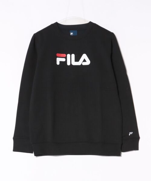 FILA GOLF(フィラゴルフ )の「クルースウェット(スウェット・レディース・ブラック/杢グレー/ネイビー・LARGE/X-LARGE/MEDIUM)」の2枚目の写真