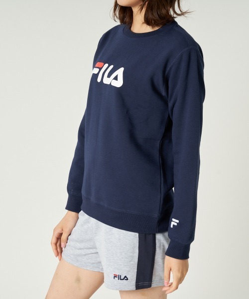 FILA GOLF(フィラゴルフ )の「クルースウェット(スウェット・レディース・ブラック/杢グレー/ネイビー・LARGE/X-LARGE/MEDIUM)」の9枚目の写真
