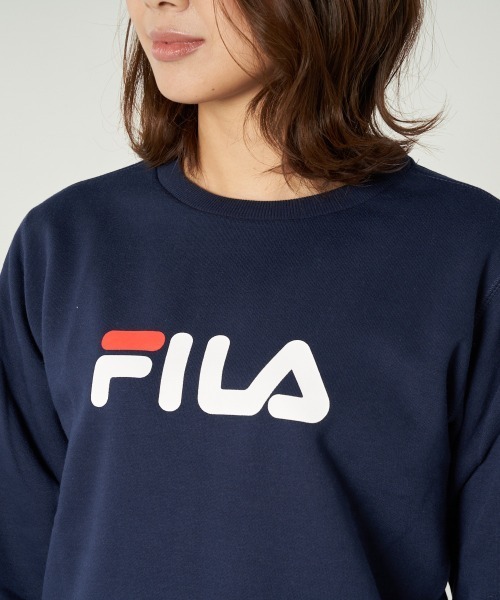FILA GOLF(フィラゴルフ )の「クルースウェット(スウェット・レディース・ブラック/杢グレー/ネイビー・LARGE/X-LARGE/MEDIUM)」の11枚目の写真