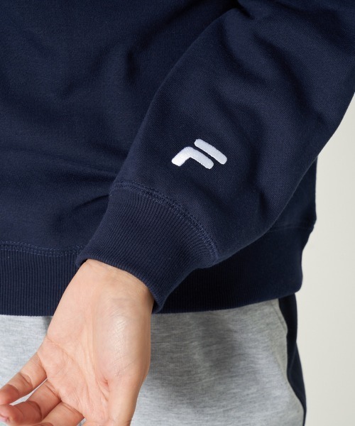 FILA GOLF(フィラゴルフ )の「クルースウェット(スウェット・レディース・ブラック/杢グレー/ネイビー・LARGE/X-LARGE/MEDIUM)」の12枚目の写真