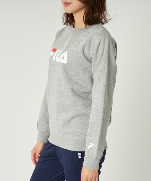 FILA GOLF(フィラゴルフ )の「クルースウェット(スウェット・レディース・ブラック/杢グレー/ネイビー・LARGE/X-LARGE/MEDIUM)」の4枚目の写真