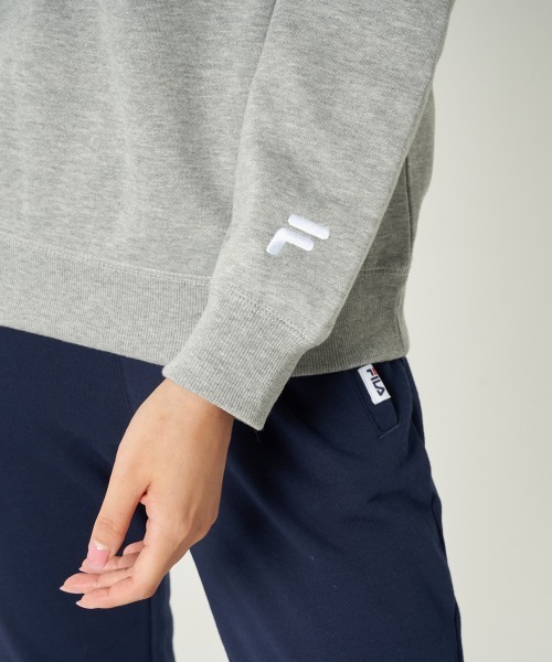 FILA GOLF(フィラゴルフ )の「クルースウェット(スウェット・レディース・ブラック/杢グレー/ネイビー・LARGE/X-LARGE/MEDIUM)」の7枚目の写真