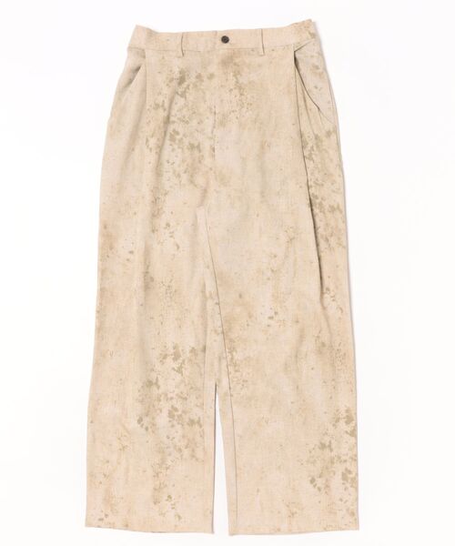 Revo.（レボ）の「【Revo./レヴォ】ダメージジャガード 2タックパンツ（スラックス・メンズ・チャコールグレー/アイボリー・L/M）」の2枚目の写真