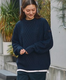 ニット/セーター（ブルー・ネイビー/青色系・ブランドロゴ