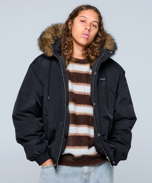 WKNDRS(ウィーキャンドース)の「STRIPED KNIT SWEATER (BROWN)(ニット/セーター・レディース・その他・MEDIUM/LARGE/X-LARGE)」の6枚目の写真