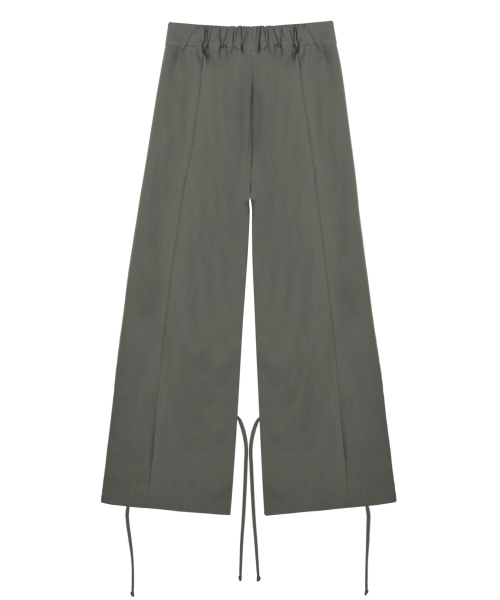 NICK&NICOLE(ニックアンドニコール)の「PINTUCK STRAP PANTS_BROWN(スラックス・レディース・その他・FREE)」の6枚目の写真