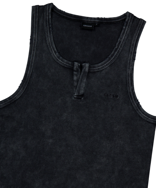 AAKAM(アーカム)の「Vintage Washed Slit Sleeveless (Dark Gray)(Tシャツ/カットソー・レディース・その他・1/2)」の13枚目の写真