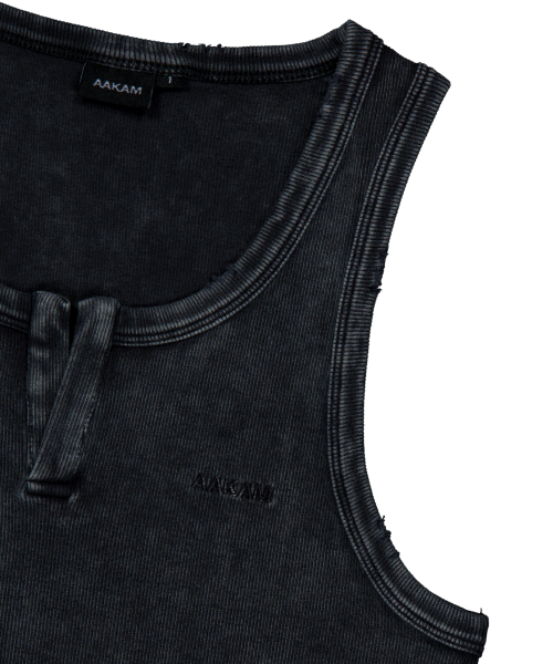 AAKAM(アーカム)の「Vintage Washed Slit Sleeveless (Dark Gray)(Tシャツ/カットソー・レディース・その他・1/2)」の14枚目の写真