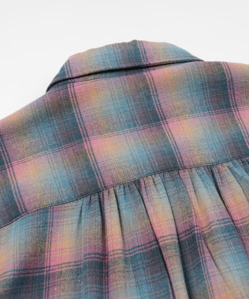 FRIZMWORKS(フリズムワークス)の「FLANNEL CHECK WORK SHIRT _ EMERALD PINK(シャツ/ブラウス・メンズ・その他・MEDIUM/LARGE/X-LARGE/SMALL)」の7枚目の写真