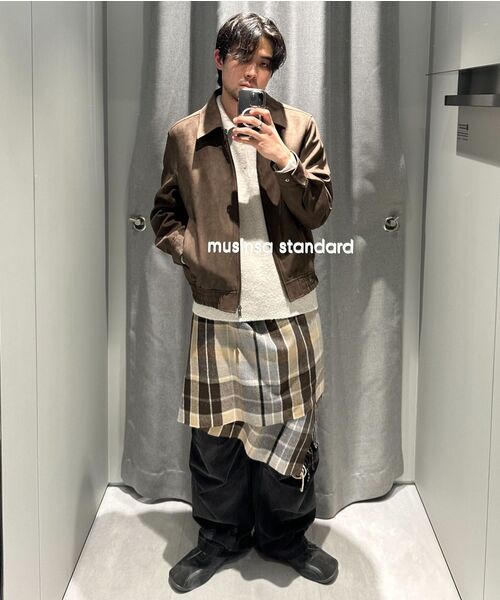 MUSINSA STANDARD（ムシンサスタンダード）の「デニムパラシュートパンツ [ウォッシュドブラック]（デニムパンツ・メンズ・その他・33/34/36/38/40/42/26/27/28/29/30/31/32）」の13枚目の写真