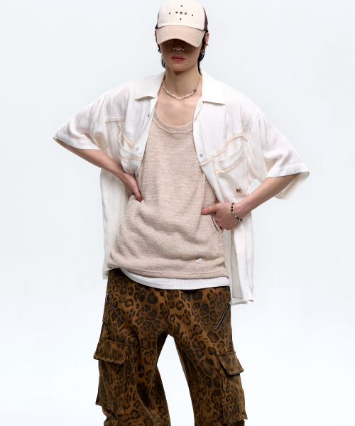 RSSC(アールエスエスシー)の「JACQUARD WESTERN HALF SHIRT - WHITE(シャツ/ブラウス・レディース・その他・1/2)」の2枚目の写真