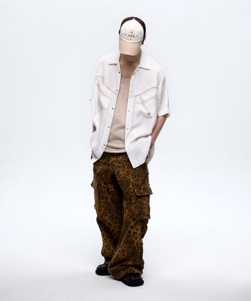 RSSC(アールエスエスシー)の「JACQUARD WESTERN HALF SHIRT - WHITE(シャツ/ブラウス・レディース・その他・1/2)」の3枚目の写真