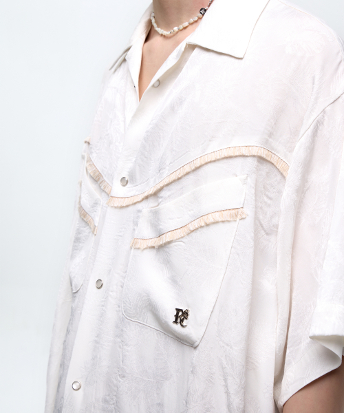 RSSC(アールエスエスシー)の「JACQUARD WESTERN HALF SHIRT - WHITE(シャツ/ブラウス・レディース・その他・1/2)」の7枚目の写真