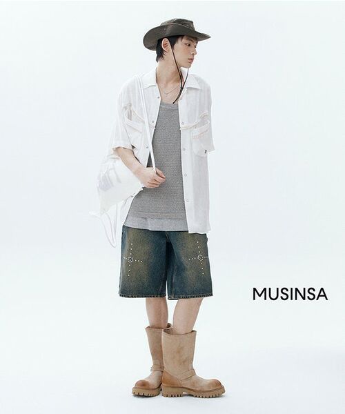 RSSC(アールエスエスシー)の「JACQUARD WESTERN HALF SHIRT - WHITE(シャツ/ブラウス・レディース・その他・1/2)」の8枚目の写真