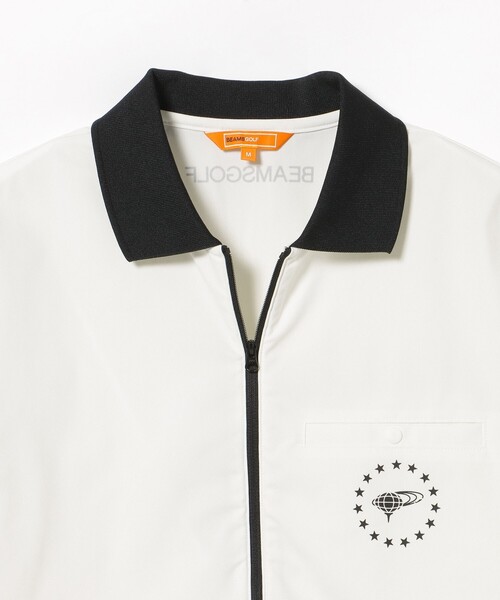 BEAMS GOLF(ビームスゴルフ)の「ORANGE LABEL / ロングハーフジップ シャツ(吸水速乾・UVカット)(ポロシャツ・メンズ・ブラック/ホワイト/チャコールグレー・M/S/L/XL)」の10枚目の写真