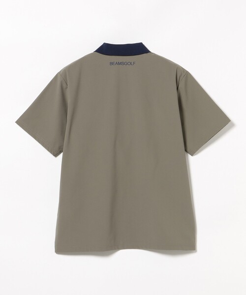 BEAMS GOLF(ビームスゴルフ)の「ORANGE LABEL / ロングハーフジップ シャツ(吸水速乾・UVカット)(ポロシャツ・メンズ・ブラック/ホワイト/チャコールグレー・M/S/L/XL)」の4枚目の写真