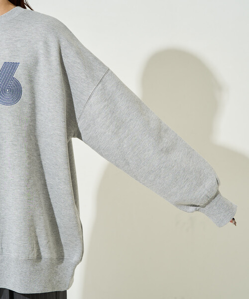 セール】限定展開 ぐるぐるナンバー ロゴ 刺繍 裏起毛 スウェット