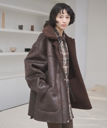 AIC. | 4WAYリバーシブルムートンライクコート(ムートンコート)