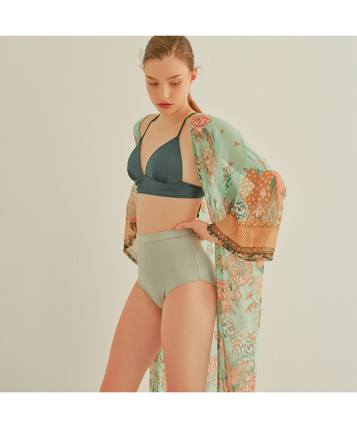 VIKINI VENDER(ビキニベンダー)の「フローラエスニックシフォンローブ(その他トップス・レディース・その他・ONE SIZE)」の1枚目の写真